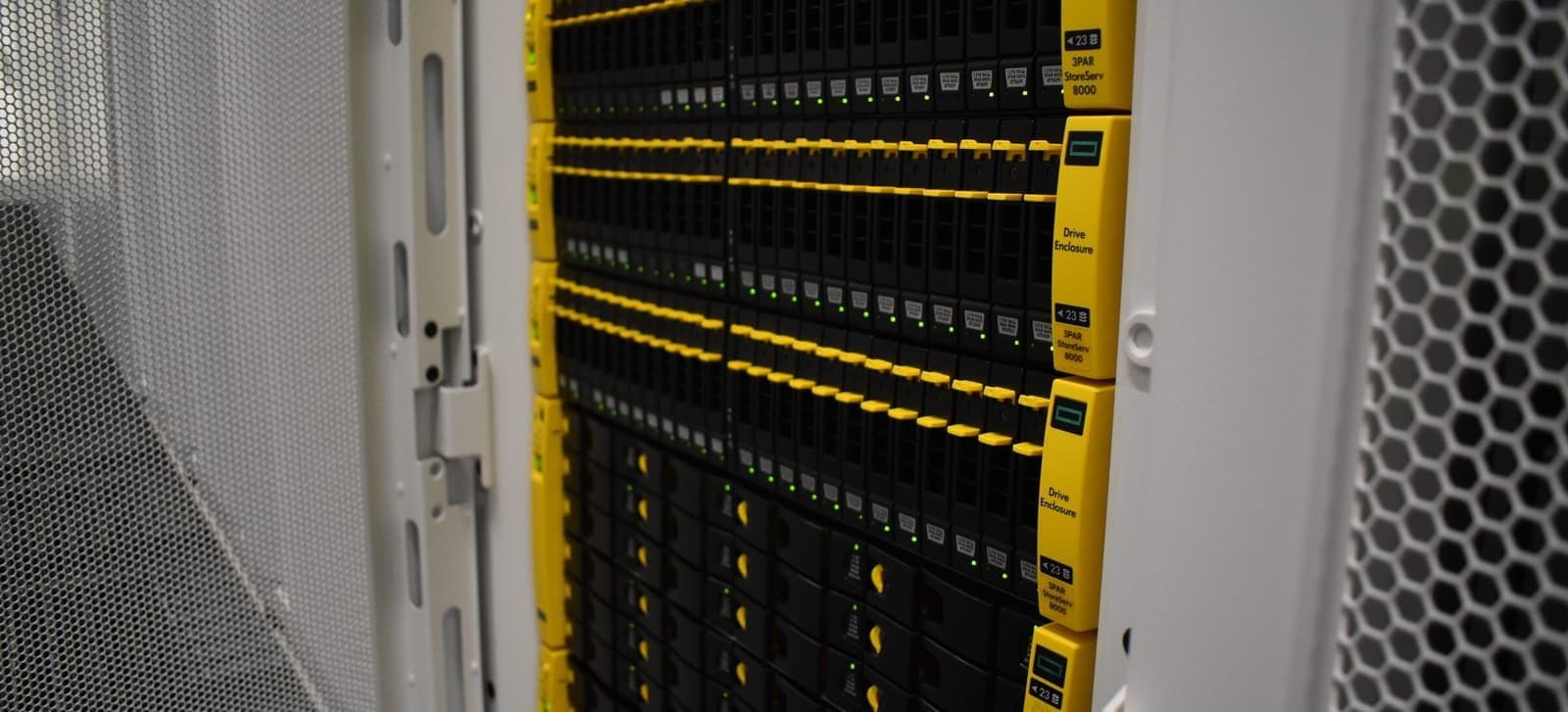 EuroVPS HPE 3PAR storage infrastructure